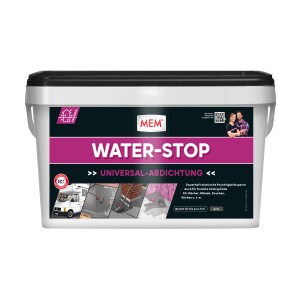 MEM Water Stop 6kg, Universal-Bauabdichtung für Keller, Bad und Dach.