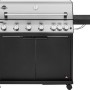 Jamestown Kane 6 Gasgrill mit 6 Brennern, Seitenkocher und Unterschrank.