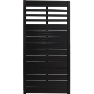 Sichtschutzzaun-Element Soho Anthrazit lackiert 180 cm x 90 cm FSC