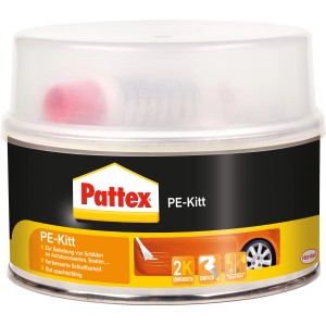 Dose Pattex PE-Kitt 280g, Polyesterspachtel zum Füllen und Glätten von Oberflächen.