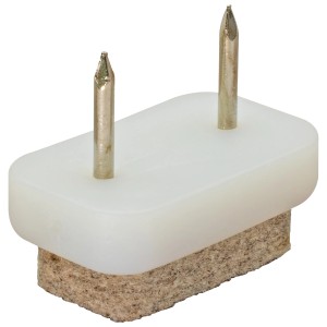 Wagner Filzgleiter-Set EH0830 Weiß 30 mm x 18 mm x 25 mm 4-tlg.