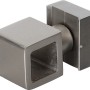 Aluminium Vierkantstabhalter für Treppen & Geländer, flexibel einstellbar.