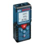 Bosch Professional GLM 40 Laser-Entfernungsmesser mit digitaler Anzeige und blauer Gehäusefarbe.