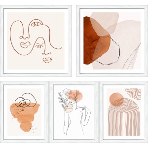 Pro Art Bilder Framed Art Lines And Shapes XI 2x 28 x 28 cm, 3x 19 x 24 cm