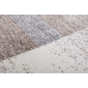 Detailansicht: Kayoom Teppich Falkland Darwin beige-silber, Kurzflorteppich mit meliertem Muster.