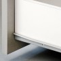 Emuca 5er Satz Schubladenführungen T30 Drop Locking Länge 550 mm Teilvollauszug Stahl Metallic Grau_3