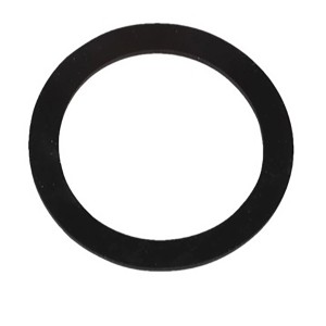 Kirchhoff Flachdichtung Silikon für Siphon 32 mm (1 1/4") Schwarz 3 Stück