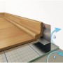Anwendung Selitstop® Leistenschutzband: Schutz vor Feuchtigkeit an Sockelleiste und Boden.
