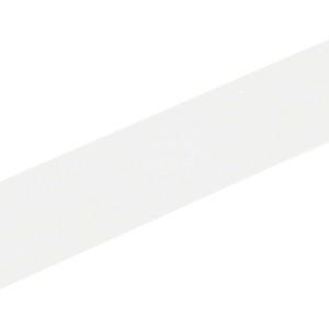 Weiße Arcansas Flachstange aus PVC, 3 x 30 x 2600 mm.