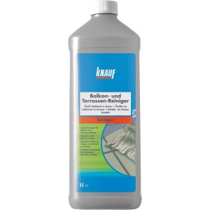 Flasche Knauf Balkon- & Terrassen-Reiniger 1 l für die Reinigung von Fliesen.
