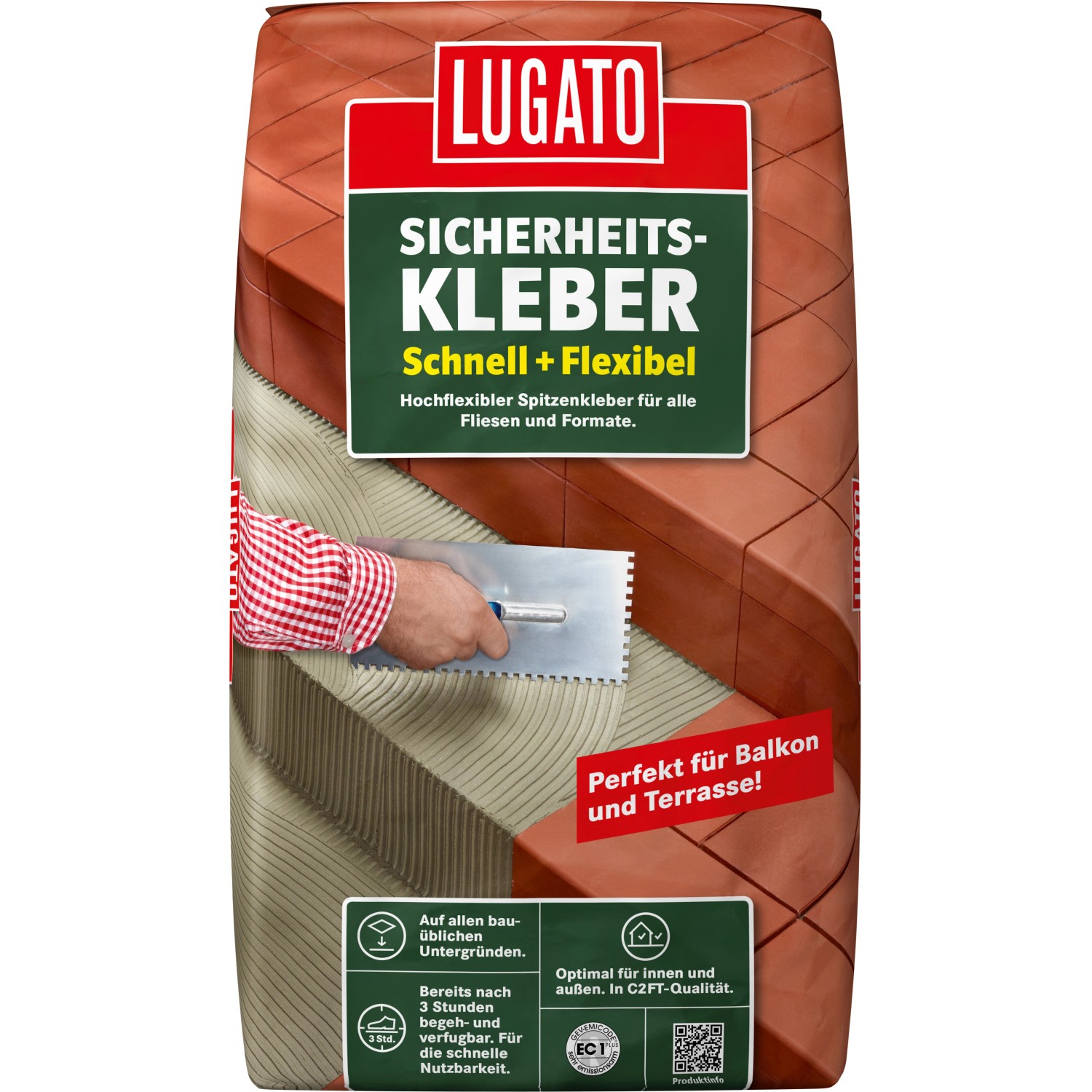 Lugato Fliesenkleber Sicherheitskleber Schnell + Flexibel 25 kg kaufen
