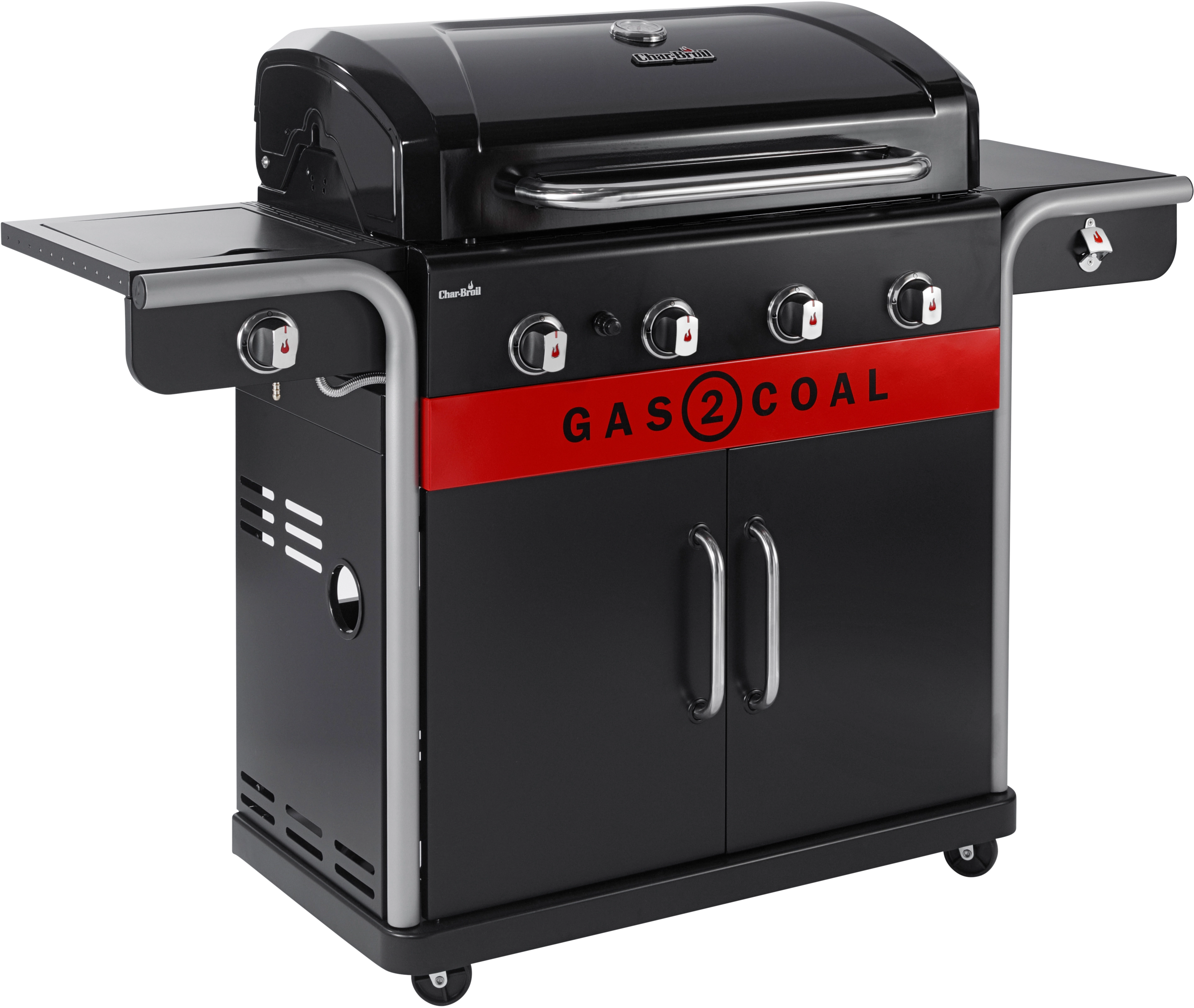 Char Broil Gas und Holzkohle Hybridgrill Gas2Coal 2.0 440 mit 4