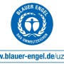 Blauer Engel Siegel für umweltfreundliches Aktionsparkett Eiche Landhausdiele.