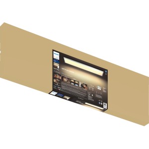 Verpackung der weißen Philips Hue Aurelle LED-Panel Leuchte, 4200lm, zur Deckenmontage.