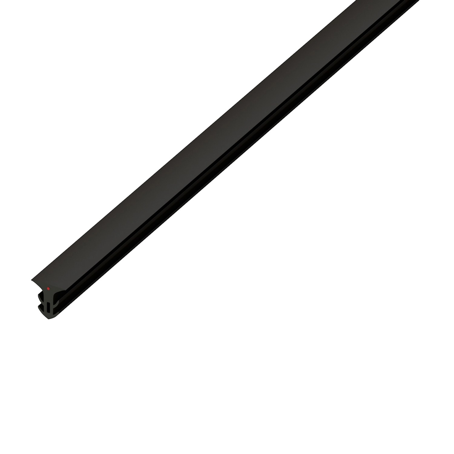 Schwarze Fugendichtung (7-10mm) für Terrassendielen, Detailansicht.