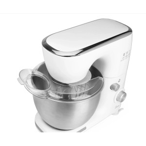 bIKitchen-mix 800 Küchenmaschine mit Edelstahl-Rührschüssel und Zubehör.