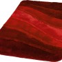 Meusch Badteppich Ocean Granat, 60x100 cm, roter Badteppich mit Farbverlauf.
