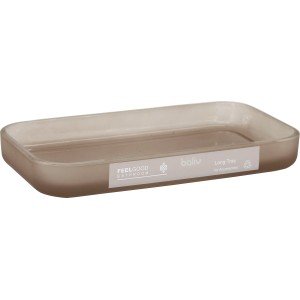 baliv Tablett in Rauchgrau, 23,3x13,2cm, zur Aufbewahrung von Badaccessoires.