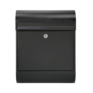 MEFA Briefkasten Ruby 866 Schwarz 45 cm x 35,4 cm x 16 cm