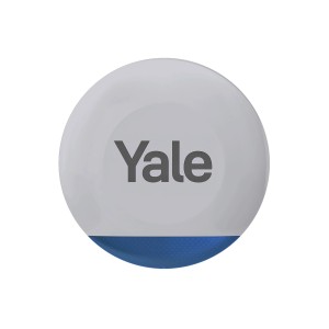 Yale Außensirene, kabellos, grau. Teil des Smart Alarm Systems für erhöhte Sicherheit.