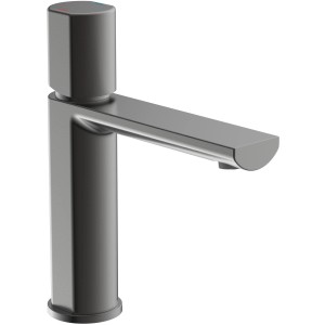 Schütte Waschtischarmatur New York, Graphit matt. Moderne Armatur für Waschbecken im Bad.