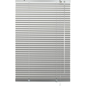 Gardinia Aluminium Jalousie, 200x175 cm, silberfarben. Sicht- und Sonnenschutz für Fenster.