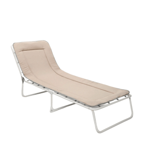 Best 3-Bein-Liege Chiemsee 180 cm x 60 cm x 23 cm Beige