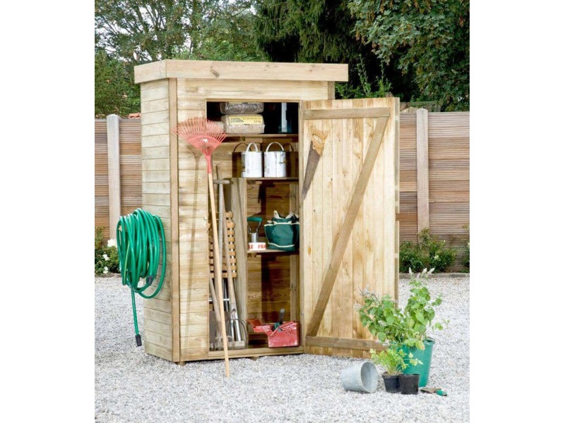 Alpholz Gartenschrank Theodor Kiefer KDI 130 cm x 69 cm x 200 cm kaufen