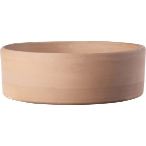 Deroma Modul'O Pflanzschale, Ø 17,9 cm, Terrakotta, atmungsaktiv und frostbeständig.