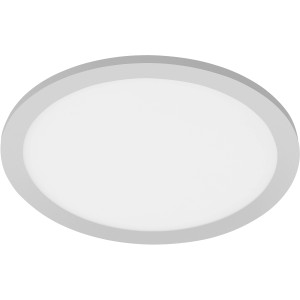 Rundes, weißes Telefunken LED-Panel für Innenräume. Moderne Deckenleuchte mit Bewegungsmelder.