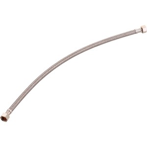 Flexibler Winkel-Anschlussschlauch, 500 mm lang, für Trinkwasserinstallationen in Küche und Bad.