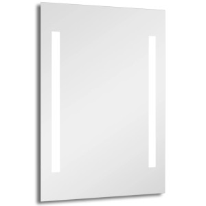 DSK Design LED-Lichtspiegel Silver Beam 50 x 70 cm