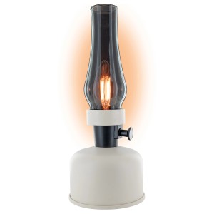 Schwaiger Retro LED Lampe TILA1802 Petroleum, Ø 11cm, für stimmungsvolle Beleuchtung im Innen- und Außenbereich.