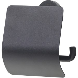 Schwarzer Tiger Toilettenpapierhalter Urban mit Deckel.