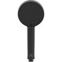 Ideal Standard Handbrause, Thermostat Brausegarnitur, Schwarz Matt. Duschkopf mit verschiedenen Strahlarten.