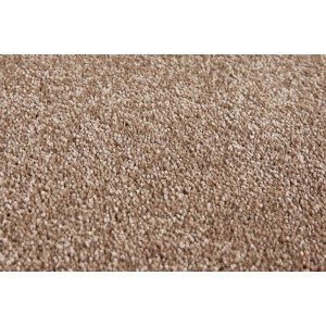 Detailaufnahme: Andiamo Teppichboden Kansas, 400 cm, Dunkel-Beige, Meterware.