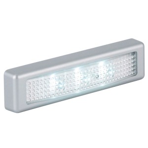 Briloner LED Push Light Lero Unterbauleuchte in Titanoptik, inklusive Batterien.