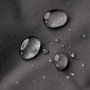 Detailaufnahme: Wasserabweisender, schwarzer Bezug des Sitting Point Sessel Swing.