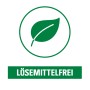 Symbol: Lösemittelfreier Buntlack von CREATE! by OBI mit grünem Blatt.