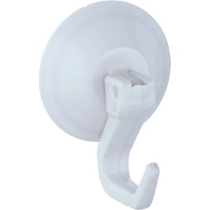 Wenko Hebelsaughaken, 2er Set, weiß, für Bad und Haushalt. Handtuchhalter mit Unterdruck.