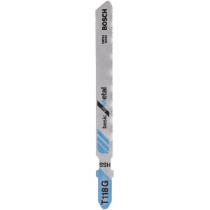 Bosch Stichsägeblatt Pro T 118 G Basic for Metal, geeignet für dünne Bleche.