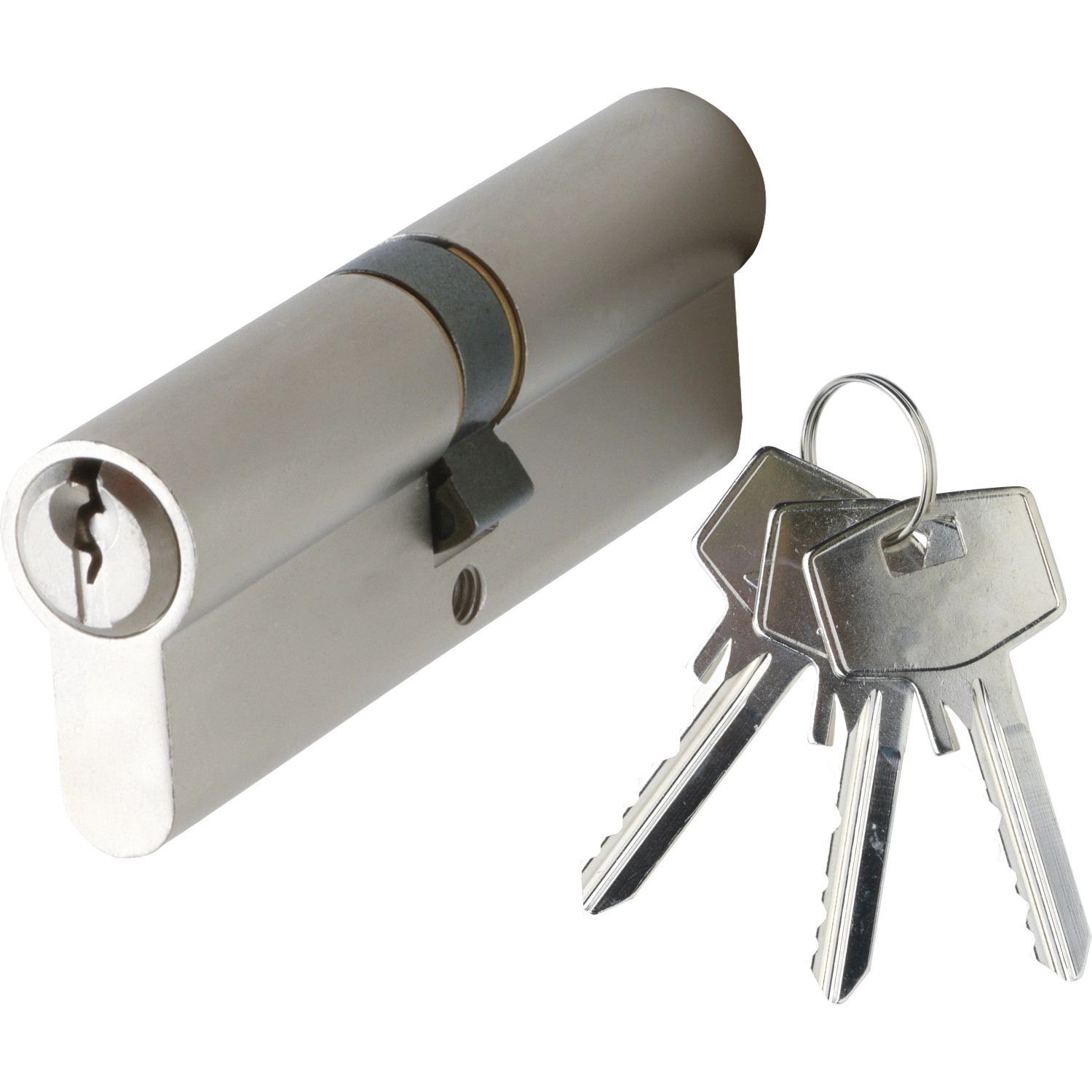 Haustür Zylinder mit drei Schlüsseln für erhöhte Sicherheit.
