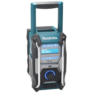 Makita Akku-Radio MR004G: Baustellenradio mit FM/DAB/DAB+, Bluetooth und USB-Anschluss.