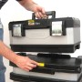 Stanley FatMax Werkstattwagen, rollend, mit Werkzeugbox und Schubladen. Mobiler Werkzeugkoffer.