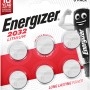 Energizer CR 2032 Lithium Knopfzellen, 6er-Pack für elektronische Geräte.