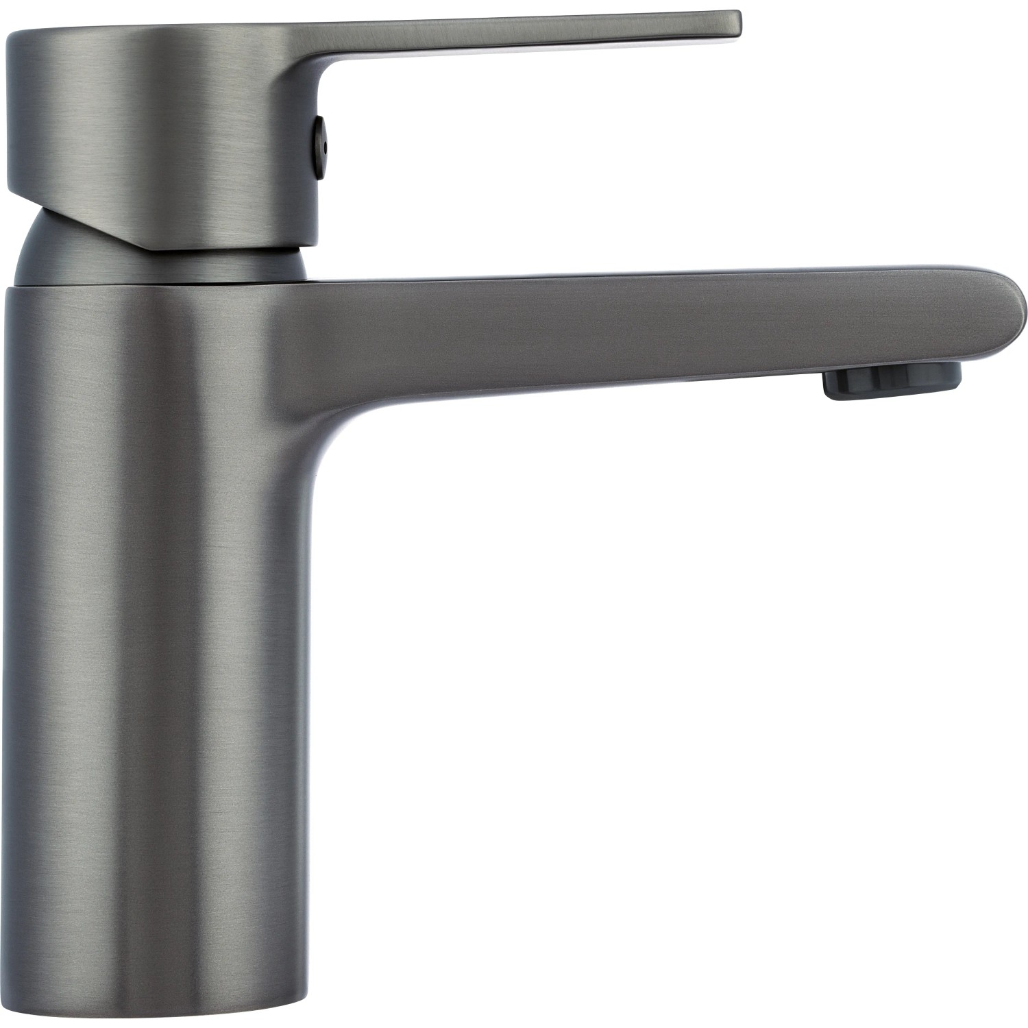Waschtischarmatur Bisenzio Einhebel in Gunmetal für moderne Badezimmer.