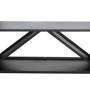 Schwarzes Westmann Kaminholzregal aus Stahl, 104x34,5x40 cm, zur Kaminholz Lagerung.