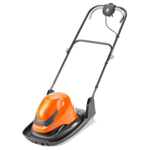 Gardena Elektro-Luftkissenmäher SimpliGlide 330, orange/schwarz, für präzises Rasenmähen ohne Radspuren.