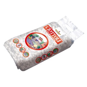 Sack Marmor Zierkiesel Carrara Weiß, 12-16 mm, 10 kg. Ideal für Garten und Deko.