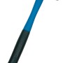 LUX Schlosserhammer Classic, 300g, mit blauem Glasfasergriff und schwarzem Gummigriff.